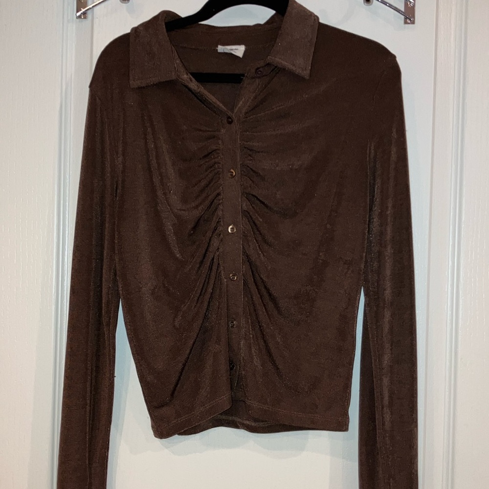 XS cotton on button up blouse